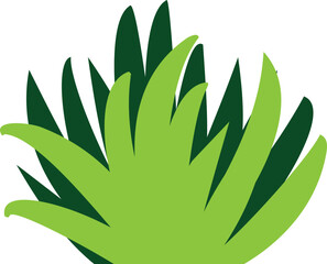 Grass Green Element Illustration
