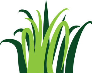 Grass Green Element Illustration