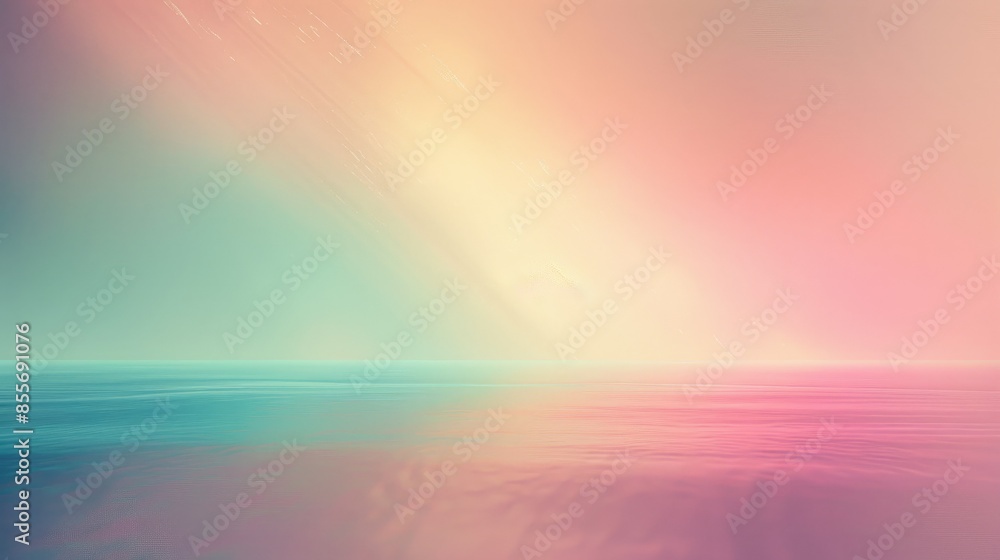 Poster blur over smooth color gradient background