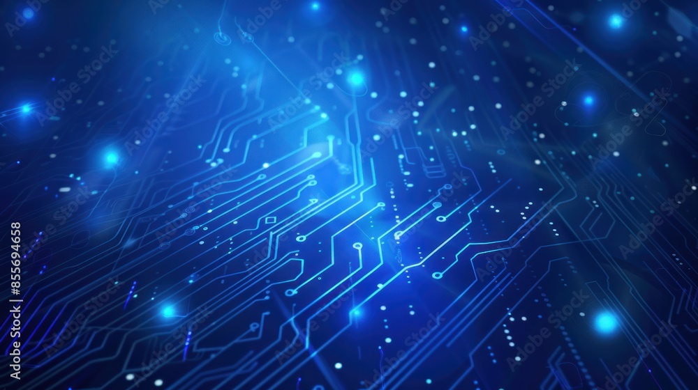 Poster electronic circuit board. technology concept ,microchip cpu processor circuit board. digital line