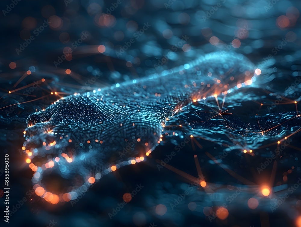 Poster digital footprint of a hacker s cyber activity across the web