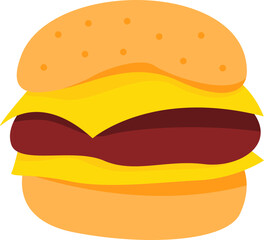 Illustration Of Hamburger Element