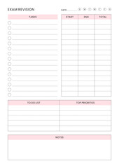 Study Planning Pages, Planner Sheets, Experience the efficiency and structure that the Study Planning Pages Collection brings to your academic life, a comprehensive tools designed to streamline