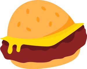 Illustration Of Hamburger Element