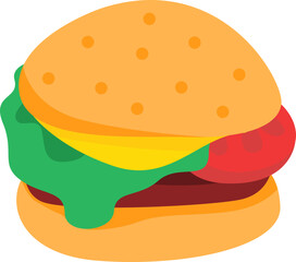Illustration Of Hamburger Element
