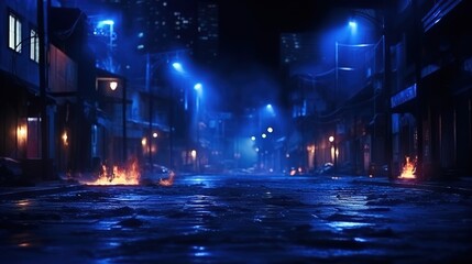 Obraz premium night in the city