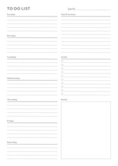 Study Planning Pages, Planner Sheets, Experience the efficiency and structure that the Study Planning Pages Collection brings to your academic life, Responsive with standard paper sizes A5, A4, A3,