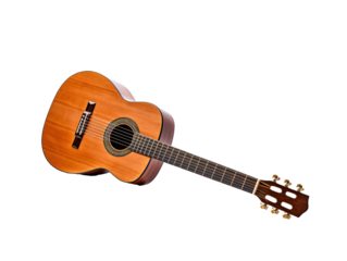 a close up of a guitar