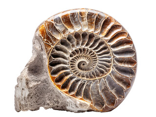 a close up of a fossil