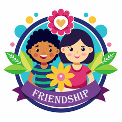 friendship day logo icon