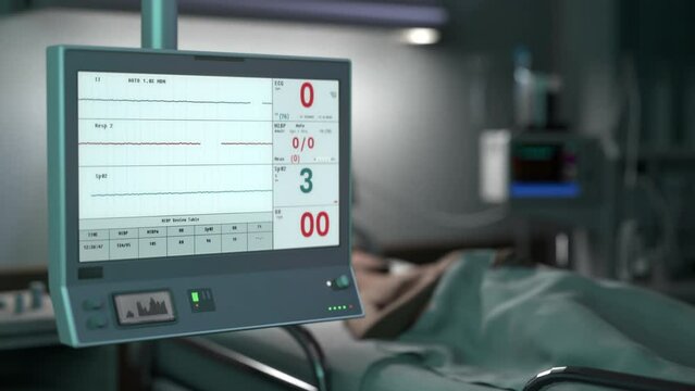 Life signs monitoring device is analyzing the function of vital organs of a patient. Life signs monitoring device stops receiving the patients heart signal. Life signs monitoring device shows flatline