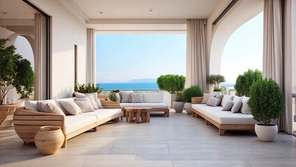 Naklejka premium modern living room