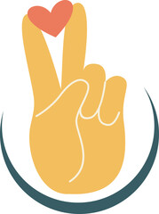 Obraz premium Peace Element Illustration Element