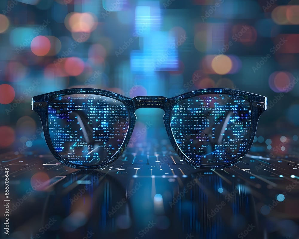 Poster ai powered translation glasses enabling real time multilingual communication in a connected digital 