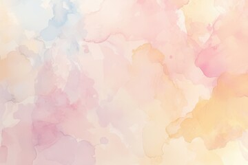 Abstract Watercolor Background in Pastel Colors