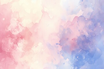 Abstract Watercolor Background with Pastel Hues