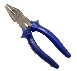 Pliers. Working old png tool. Isolated object on transparent background