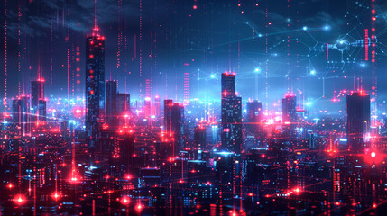 ネットワークがつながった都市