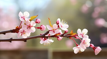 Obraz premium pink cherry blossom