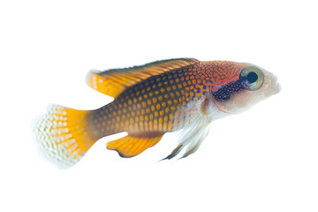 Obraz premium Colorful Fish with Black Background