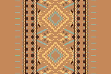Carpet pattern Persian. Geometric ethnic oriental seamless pattern traditional Design for background. african pattern. rug , tile , wallpaper , Vector illustration. American