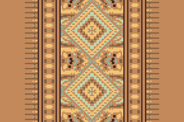 Carpet pattern Persian. Geometric ethnic oriental seamless pattern traditional Design for background. african pattern. rug , tile , wallpaper , Vector illustration. American