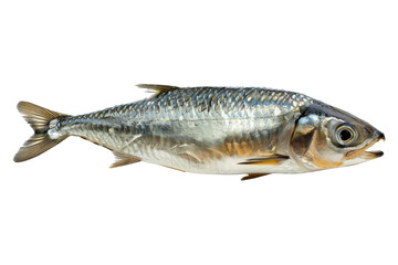 Naklejka premium Fresh Mackerel Fish isolated on white background