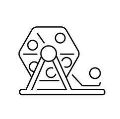 Editable Vector Icon Set: Lottery Draw, Prize Money, Victory