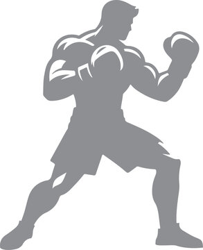 recommend clip art: Silhouette of Boxer Sport Champions