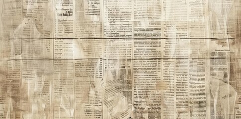 Organized Workspace: Neat Display of Newspapers. Workplace Organization concept