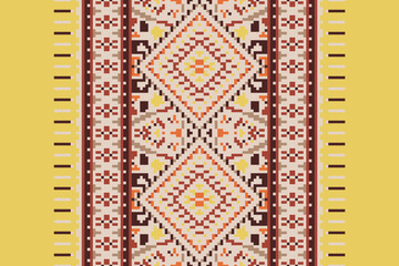 Carpet pattern Persian. Geometric ethnic oriental seamless pattern traditional Design for background. african pattern. rug , tile , wallpaper , Vector illustration. American