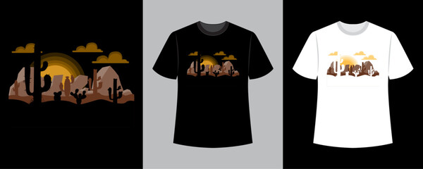 t shirt design illustration concept