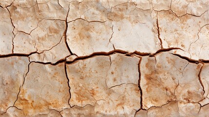 Cracked earth surface texture background