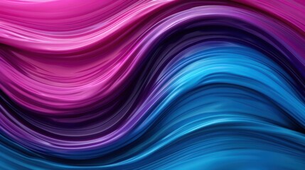 Fototapeta premium Vibrant abstract wave background