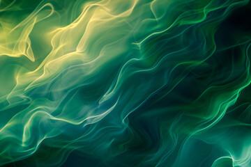 Obraz premium Colorful abstract wallpaper inspired by the Northern Lights, swirling & mesmerizing patterns of vibrant colors spread across the sky. Aurora Borealis Whispers abstract wallpaper concept banner design