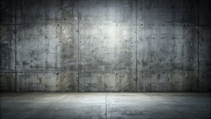Concrete background and center light