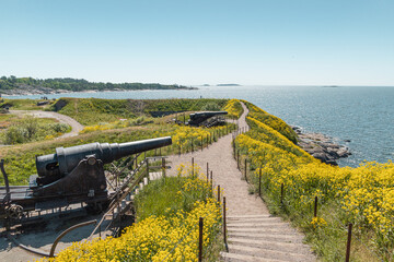 South coast of Susisaari island in Helsinki, Finland