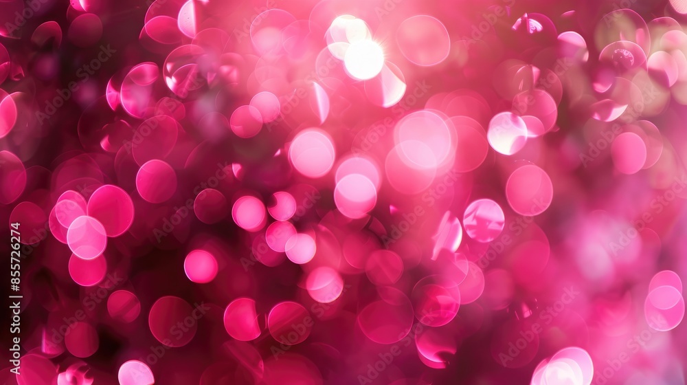 Canvas Prints pink bokeh light background abstract