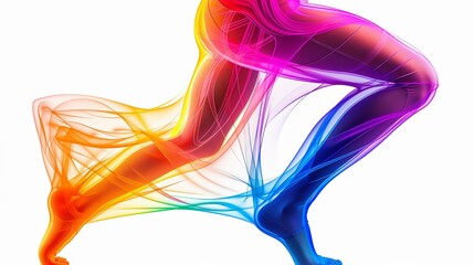 Obraz premium Sports leggings illustration 