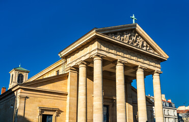 Naklejka premium Saint Germain Church in Saint-Germain-en-Laye near Paris in Yvelines, France