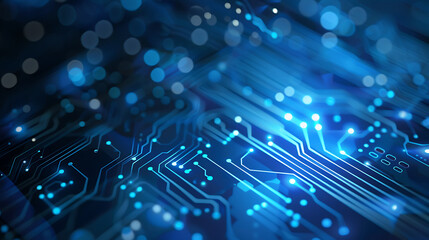 Obraz premium abstract technology banner
