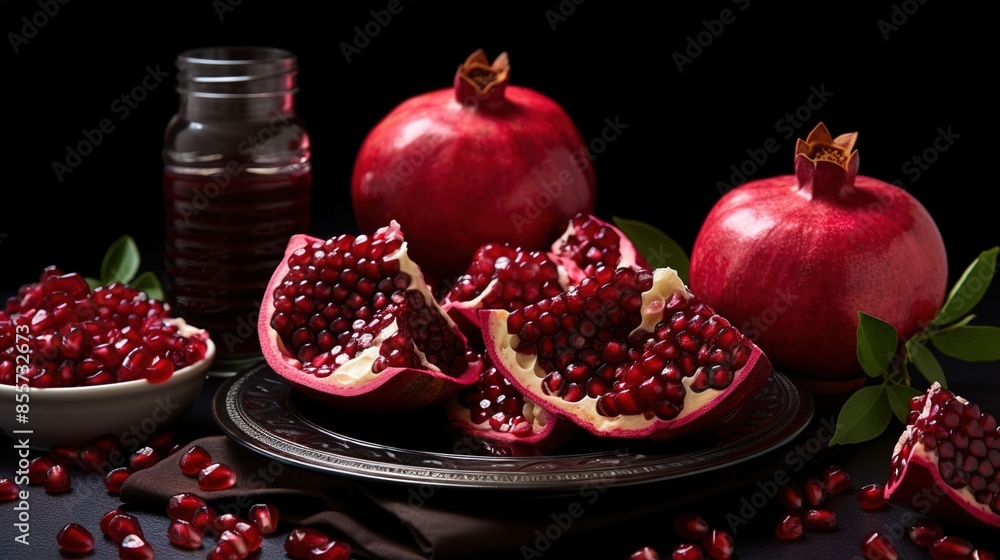 Wall mural pomegranate