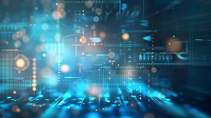 Obraz premium abstract technology background