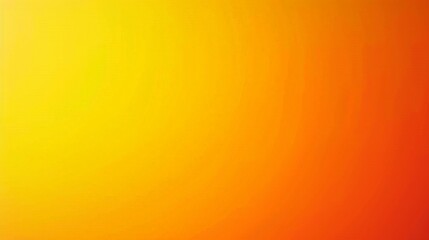 Vibrant Yellow to Orange Gradient Background with Copyspace
