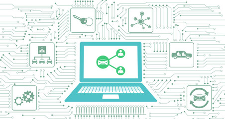 Concept of car sharing