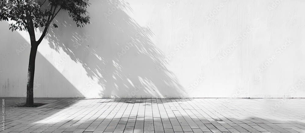 Poster the white wall. with copy space image. place for adding text or design