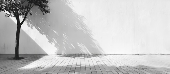 The white wall. with copy space image. Place for adding text or design
