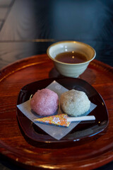 紀州てまり餅　紅白饅頭