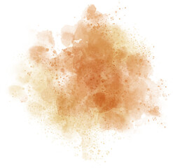 Watercolor splatter stain decoration