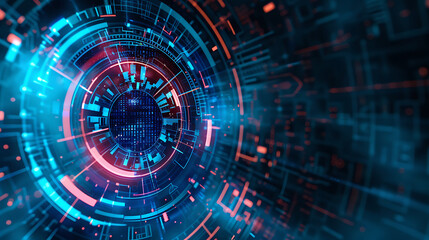 Obraz premium technology background